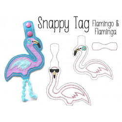 ITH Schlüsselanhänger - Ingo Flamingo & Inga Flaminga